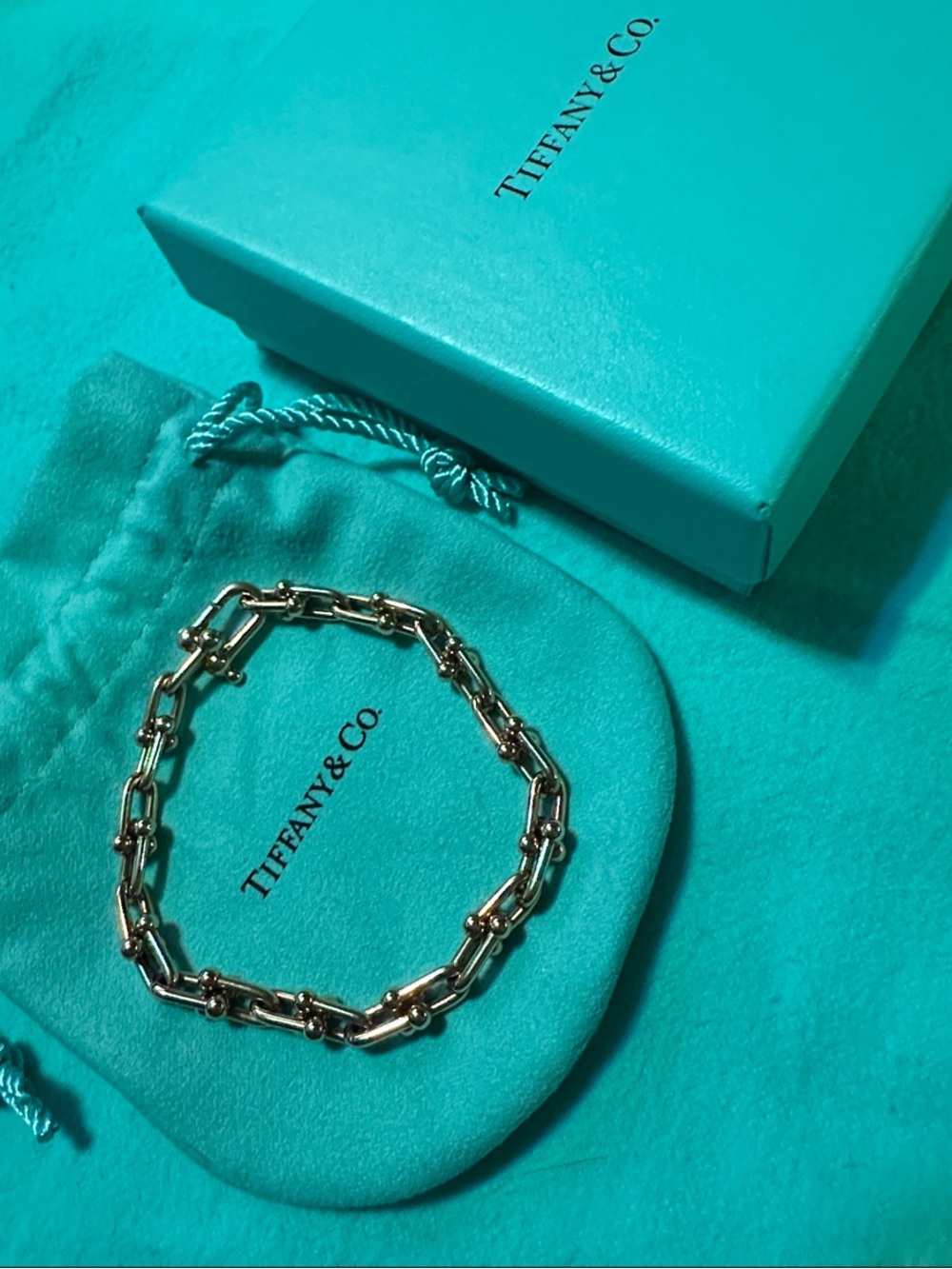 Tiffany & Co. Gold Hardware small bracelet